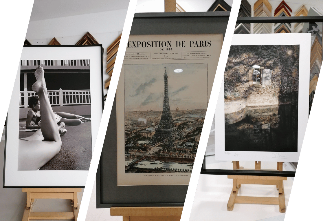 Photographies, affiches et posters encadrés